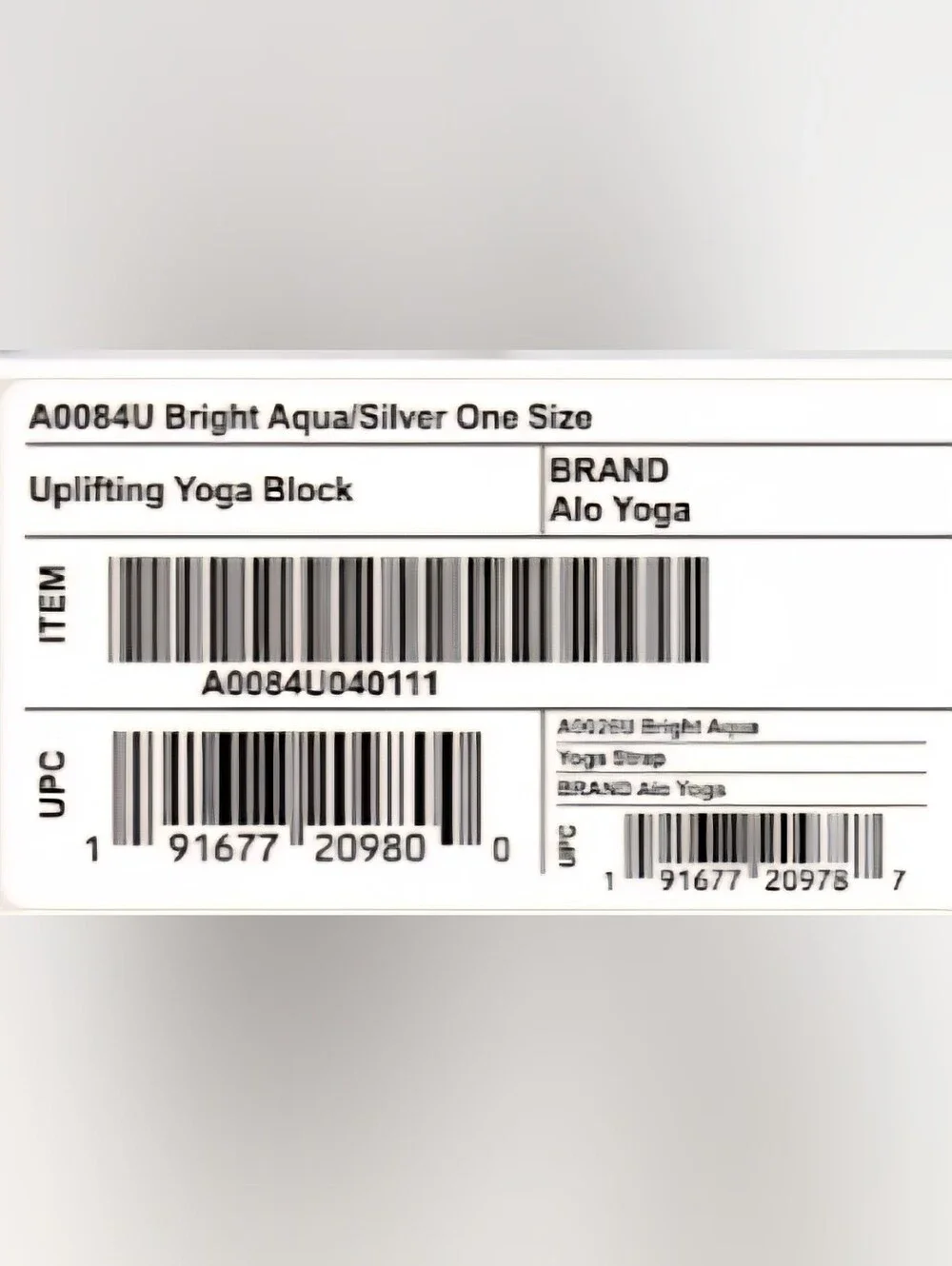 Alo Yoga Uplifting Yoga Block Set & Yoga Strap Bundle